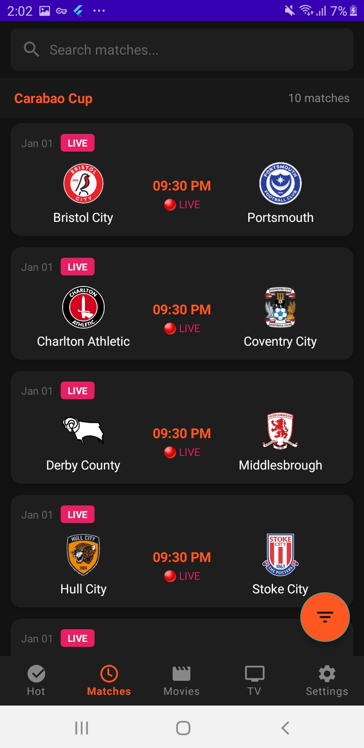 Live Sports